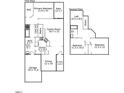 A detailed floor plan showing the layout of the rooms, including the kitchen, bedrooms, and living areas at 8412 Lunar Stone Pl, Raleigh, NC 27613