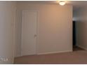 Neutral living room featuring neutral carpet, neutral colored walls, ceiling light and interior doors at 108 Ephesus Church Rd # Apt 512, Chapel Hill, NC 27517