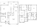 Detailed floor plan showcasing the layout of the home's rooms and spaces at 4889 Grosbeak Ct, Mebane, NC 27302