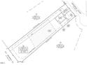 Detailed site plan showcasing property boundaries, building setbacks, and key features of the land at 4889 Grosbeak Ct, Mebane, NC 27302