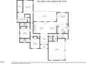 Detailed floor plan of the home at 601 Golfers View, Pittsboro, NC at 601 Golfers Vw, Pittsboro, NC 27312