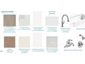 A collection of kitchen and bathroom design selections at 95 Great Smoky Pl, Lillington, NC 27546