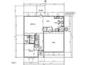 This floorplan features a Gathering room, dining room, kitchen, and flex room at 1129 Mashie Ln, Rocky Mount, NC 27804