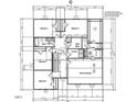 This floorplan features 5 bedrooms, 2 bathrooms, a laundry room, and an HVAC closet at 1129 Mashie Ln, Rocky Mount, NC 27804