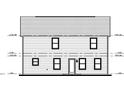 Rear elevation displaying the window and door placements of this lovely home at 1141 Mashie Ln, Rocky Mount, NC 27804