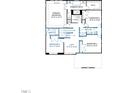 Second-floor layout featuring primary suite, bedrooms, bathrooms, and the functional loft area at 3154 Armeria Dr, Apex, NC 27502