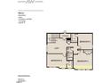 Macon Second Floor plan featuring 4 beds, a loft, and attic access at 130 W Crescent Mills Blvd # Homesite 251, Wilson's Mills, NC 27520