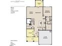 Macon First Floor plan featuring 4 beds, study, island kitchen, and 2 car garage at 130 W Crescent Mills Blvd # Homesite 251, Wilson's Mills, NC 27520