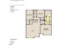 Floor plan showcasing the second floor featuring the Primary bedroom and loft at 108 N Stonemill Trl # Homesite 254, Wilson's Mills, NC 27520