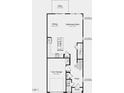 Open-concept first floor featuring the gathering room, dining area, and kitchen at 268 Hank Way, Angier, NC 27501