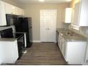 Clean kitchen featuring stainless steel appliances and light laminate counter tops at 1313 Swingline Way, Raleigh, NC 27610