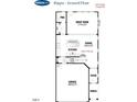 Mattamy Homes Blayre floor plan showcasing the ground floor layout, kitchen, great room, and garage at 180 Kobus Ct, Garner, NC 27529