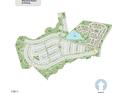 Community map showcasing homesites, ponds, and streets within the neighborhood at 3837 Rosebush Dr, Zebulon, NC 27597
