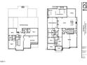 Detailed floor plan featuring bedrooms, bathrooms, living spaces, kitchen, dining, garage and outdoor amenities at 525 Peebles St, Raleigh, NC 27608