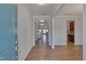 Welcoming entryway with hardwood floors and a view into the home's open layout at 106 Florence Pl, Morrisville, NC 27560