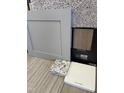 Selection of interior finishes featuring cabinet door, carpet, wood flooring, and granite countertops at 274 Deodora Ln, Cameron, NC 28326