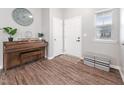 Welcoming entryway with hardwood floors and natural light at 606 Marian Way, Sanford, NC 27330
