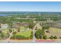 Beautiful aerial view of the property highlighting the lot size and surrounding landscape at 79 John Horton Rd, Apex, NC 27502