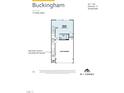Buckingham floor plan featuring a two car garage, foyer, and bonus room on the first floor at 10004 Secluded Garden Drive Rd # 180, Apex, NC 27523