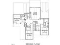 Detailed second floor plan showcasing the layout of the home, including a game room at 2916 Frances Marie Ln, Raleigh, NC 27603