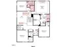 Layout of second floor with four bedrooms, walk-in closets, and laundry room at 230 Tidal Pool Way, Cary, NC 27519