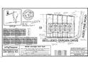House location plot plan showing property lines, setbacks, and lot dimensions at 10006 Secluded Garden Drive Rd # 181, Apex, NC 27523