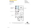 Viola B second floorplan with owner's bedroom, loft, two additional bedrooms, and a laundry room at 2492 Field Poppy Dr # 175, Apex, NC 27502