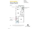 Open-concept floor plan with a spacious Gathering room, kitchen, breakfast nook, and a 2-car garage at 2496 Field Poppy Dr # 176, Apex, NC 27502