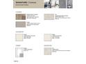 Selection sheet features modern finishes including RevWood laminate flooring, quartz counters, and shaker-style cabinets at 1244 Hardin Hill Ln, Knightdale, NC 27545