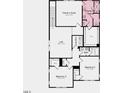 Second floor plan displays the owner's suite, loft, laundry, and two additional bedrooms with a shared bathroom at 1244 Hardin Hill Ln, Knightdale, NC 27545