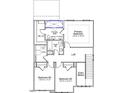 Layout of the second floor, showcasing bedrooms, loft, and bathrooms, including dimensions at 243 Meadowbark Bnd # 28, Garner, NC 27529