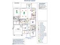 Electrical layout of the home showing outlet and lighting fixture locations at 84 Tee Time Ter, Benson, NC 27504