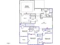 Second-story floor plan showcases a primary bedroom, loft, bedrooms 2, 3, and 5 at 247 Augusta Pond Way # 164, Raleigh, NC 27603