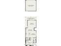 Layout of the first-floor, featuring a kitchen, dining, Gathering room, covered porch and two-car garage at 95 Parkland Dr, Pittsboro, NC 27312