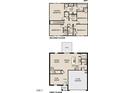 Detailed floor plan showcasing the layout of both the first and second stories of the home at 12 Rolling Banks Dr, Louisburg, NC 27549