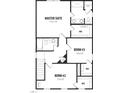 Second floor plan showcases a Primary suite, bedrooms, and bathrooms at 260 Longbow Dr, Middlesex, NC 27557