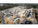 Expansive aerial view of the Shearson Farms community, showcasing well-planned streets and green spaces at 4519 Tarkiln Pl, Wake Forest, NC 27587