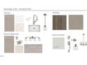 Selection of home finishes include flooring, paint, countertops, cabinets, and fixtures at 720 Ben Ledi Ct, Raleigh, NC 27603