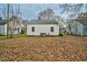 Backyard of this cozy home is ready for entertaining and making memories with Gathering at 824 S Tillery St, Rocky Mount, NC 27803