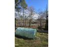 Outdoor greenhouse for growing vegetables in the backyard at 928 Magnolia Ridge Way, Fuquay Varina, NC 27526