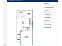 Claymore ground floor plan featuring a kitchen, great room, foyer, garage, and dining area at 116 Siebold St, Garner, NC 27529