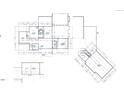 Second floor plan illustrating bedroom and bathroom layouts with dimensions for a clear understanding of the space at 140 Clear Springs Ct # 17, Pittsboro, NC 27312