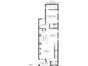 Detailed floor plan showing the layout of the first floor, including the kitchen and primary suite at 1573 Piney Falls Dr, Wendell, NC 27591