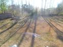 The backyard has trees at 468 Dickens Dr, Raleigh, NC 27610