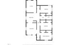 Layout of the home showcasing the kitchen, bedrooms, living room, and bathrooms at 412 Suburb St, Rocky Mount, NC 27801