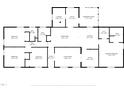Detailed floorplan showing the layout of the home, including bedrooms, bathrooms, living spaces, and kitchen at 7155 Old Fairground Rd, Benson, NC 27504