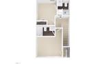 Second floor featuring bedrooms, bathrooms, closets, and an open staircase at 136 Ambergate Ct, Rocky Mount, NC 27804