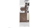 Open-concept first floor featuring kitchen, living area, and outdoor patio at 136 Ambergate Ct, Rocky Mount, NC 27804