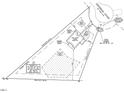 Real estate plot map highlighting the lot's dimensions, building setbacks, and easements at 4893 Grosbeak Ct, Mebane, NC 27302