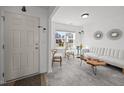 Bright living room with modern décor, stylish furniture, and ample natural light at 151 Kutter Dr, Elon, NC 27244